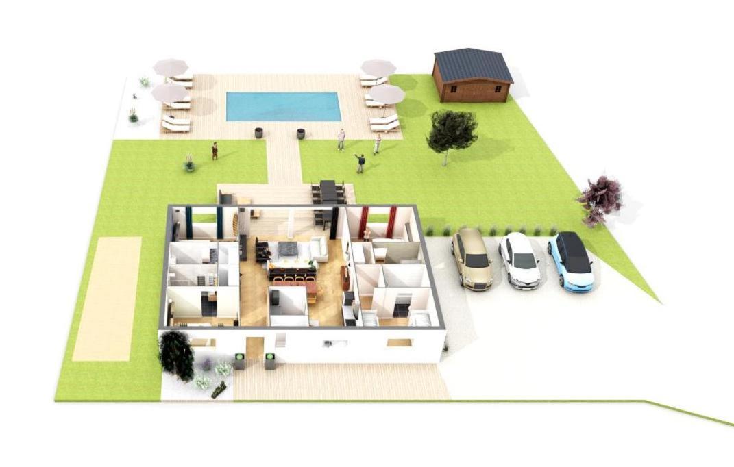 La Villa Face Au Lac Saramon Екстериор снимка